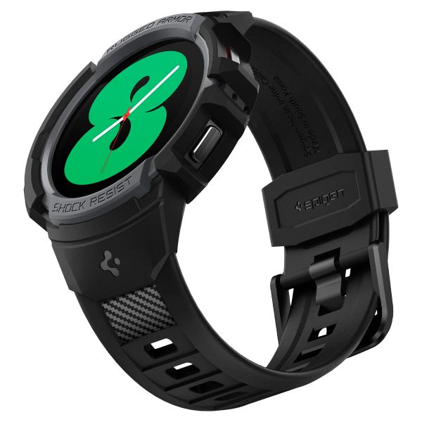 Spigen Rugged Armor™ Pro Case für die Samsung Galaxy Watch 4 / 5 - 40 mm - Charcoal Gray