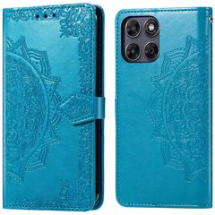 imoshion Mandala Klapphülle Motorola Moto G77 - Türkis