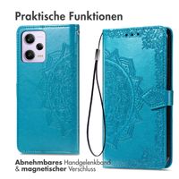 imoshion Mandala Klapphülle Xiaomi Redmi Note 12 Pro Plus - Türkis