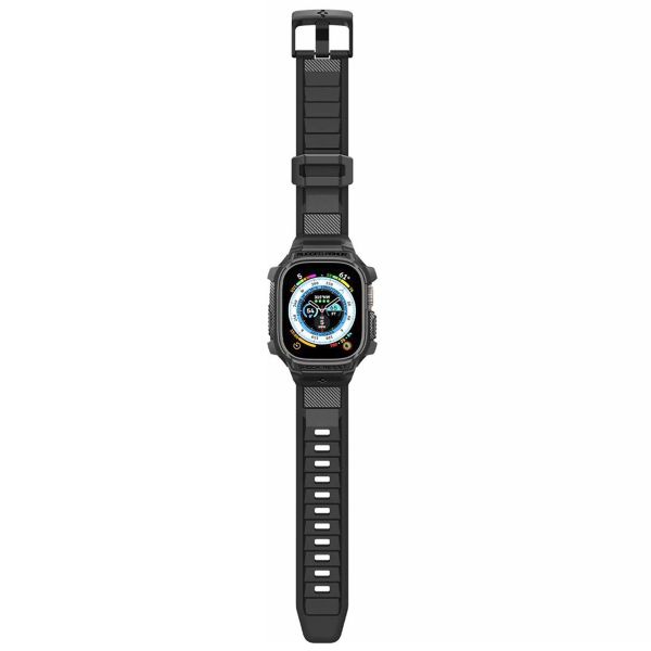 Spigen Rugged Armor™ Pro Case für die Apple Watch Ultra (2) - 49 mm - Schwarz