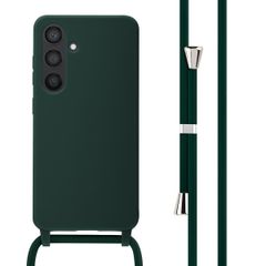 imoshion SilikonHülle mit Band Samsung Galaxy S24 - Dunkelgrün