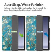 imoshion Design Trifold Klaphülle Samsung Galaxy Tab A11 Plus / A9 Plus - Green Plant