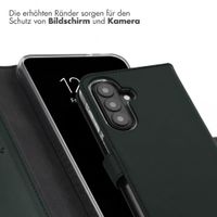Selencia Echtleder Klapphülle Samsung Galaxy A27 (5G) - Grün