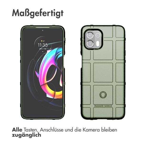 imoshion Rugged Shield Backcover für das Motorola Edge 20 Lite - Grün