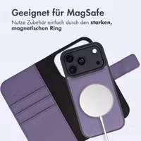 imoshion Herausnehmbare 2-in-1 Luxus-Bookcase Apple iPhone 18 Pro / 17 Pro - Lila