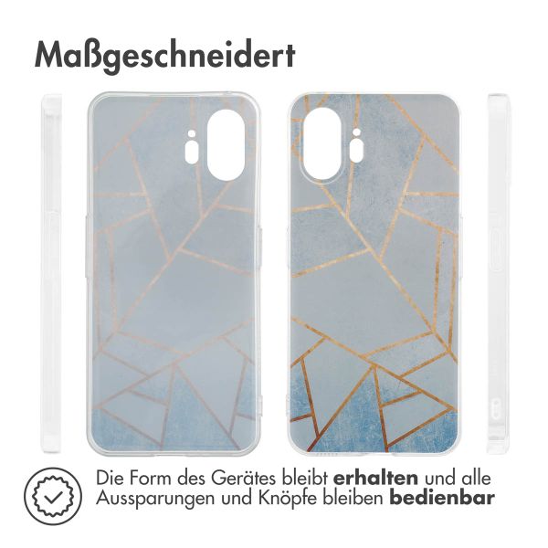 imoshion Design Hülle Nothing Phone (2) - Blue Graphic