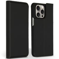 Accezz Premium Leather Slim Klapphülle Apple iPhone 15 Pro Max - Schwarz