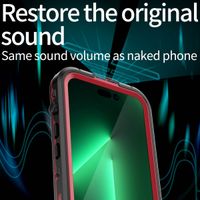 Redpepper Dot Plus Waterproof Case für das Apple iPhone 14 Pro - Schwarz