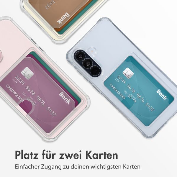 imoshion Soft Case Back Cover mit Kartenhalter Samsung Galaxy A57 (5G) - Transparent