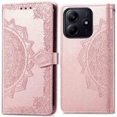 imoshion Mandala Klapphülle Xiaomi Redmi Note 14 (5G) - Rosé gold
