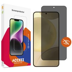 Accezz Privacy Displayschutz aus gehärtetem Glas Samsung Galaxy S25 Plus