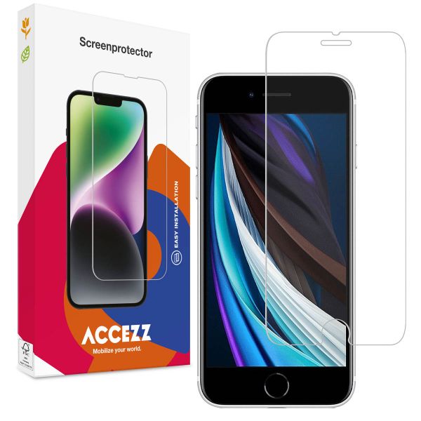 Accezz Screen Protector aus gehärtetem Glas für das iPhone SE (2022/2020)