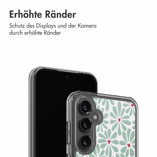 imoshion Design Hülle Samsung Galaxy S23 FE - Bloom Love Sage Green