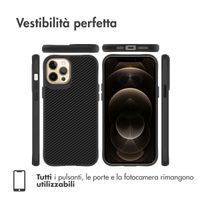 imoshion Rugged Hybrid Carbon Case Apple iPhone 12 Pro Max - Schwarz