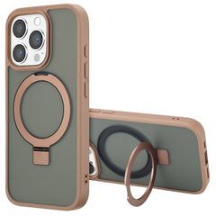 Accezz Ring Stand Backcover mit MagSafe für das iPhone 16 Pro Max - Brown