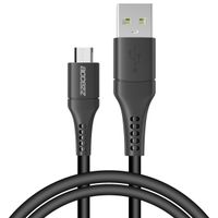 Accezz Wand-Ladegerät 20W + Micro-USB- auf USB-Kabel - 1m - schwarz