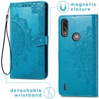 imoshion Mandala Klapphülle Motorola Moto E7i Power - Türkis