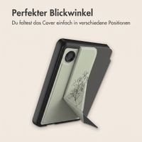 imoshion Design Klappbare Klapphülle Kobo Clara Colour / BW - Floral Green