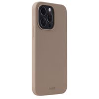 Holdit Silicone Case für das Apple iPhone 15 Pro Max - Mocha Brown