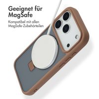 Accezz Ring Stand Backcover mit MagSafe Apple iPhone 17 Pro - Braun