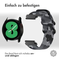 imoshion Nylon bandje für das Samsung Galaxy Watch 7 40/44 mm - Tarnfarbe Grau