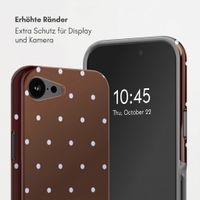 Selencia Vivid Rückabdeckung mit MagSafe Apple iPhone 17e / 16e - Happy Dots Chocolate