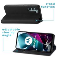 imoshion Slim Folio Klapphülle für das Motorola Moto G200 - Schwarz