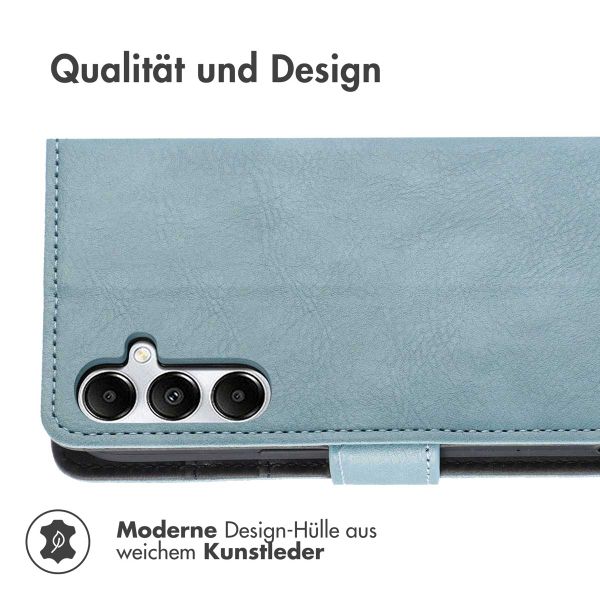imoshion Luxuriöse Klapphülle Samsung Galaxy A55 - Hellblau