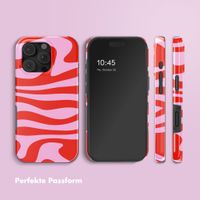 Selencia Vivid Back Cover Apple iPhone 16 Pro - Dream Swirl Pink