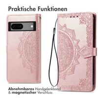 imoshion Mandala Klapphülle für das Google Pixel 7a - Rose Gold