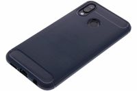 Dunkelblauer Brushed TPU Case Huawei P20 Lite