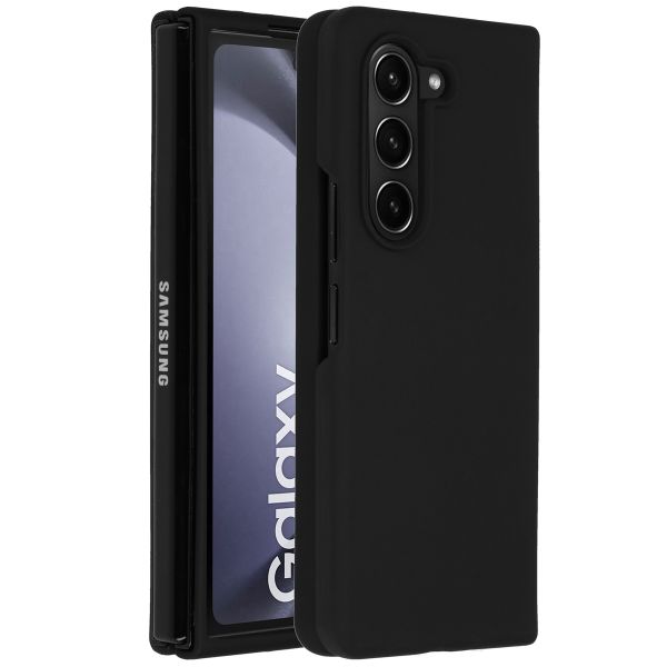 Accezz Liquid Silikoncase für das Samsung Galaxy Z Fold 5 - Schwarz