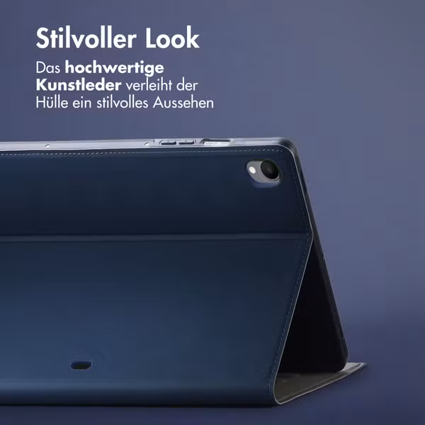 Accezz Classic Klapphülle Samsung Galaxy Tab S11 - Dunkelblau