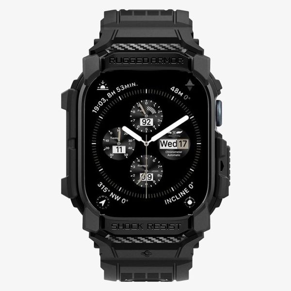 Spigen Rugged Armor™ Pro Case für Apple Watch 10 - 46 mm - Matte Black