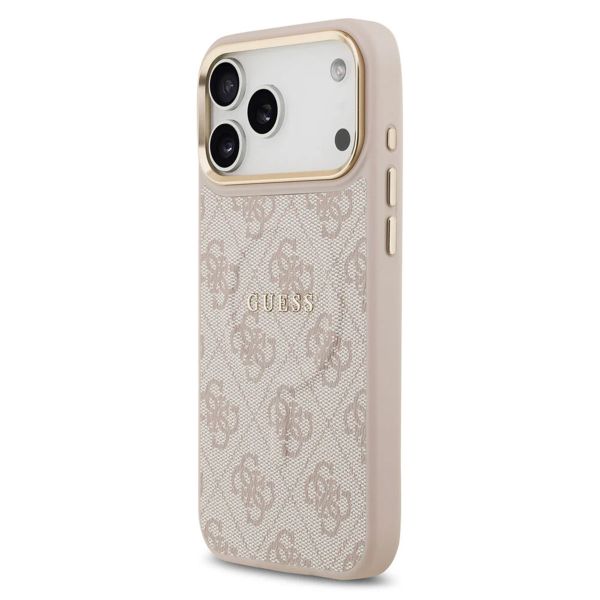 Guess Classic 4G Logo Backcover MagSafe Apple iPhone 17 Pro - Rosa