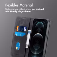 imoshion Slim Klapphülle Apple iPhone 12 (Pro) - Schwarz