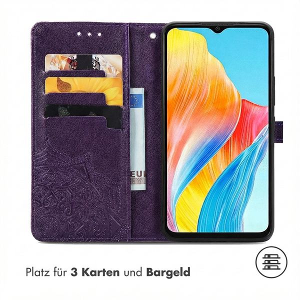 imoshion Mandala Klapphülle Oppo A18 / Oppo A38 - Violett