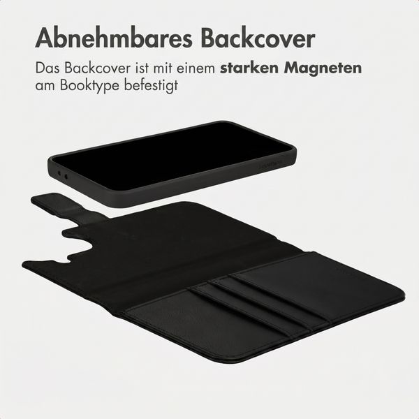 imoshion Herausnehmbare 2-in-1 Luxus-Bookcase Samsung Galaxy A37 (5G) - Schwarz