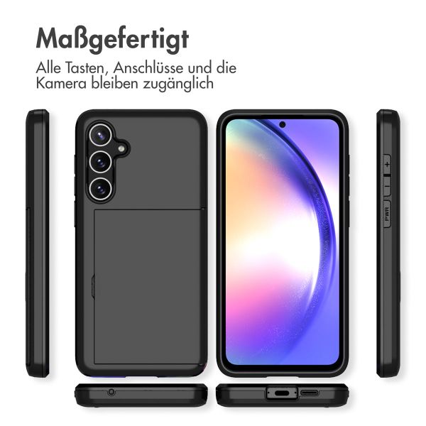 imoshion Backcover mit Kartenfach Samsung Galaxy A55 - Schwarz