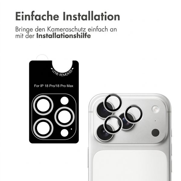 imoshion 2er-Pack Kameralinsenschutz für das Apple iPhone 18 Pro / 18 Pro Max - Silber
