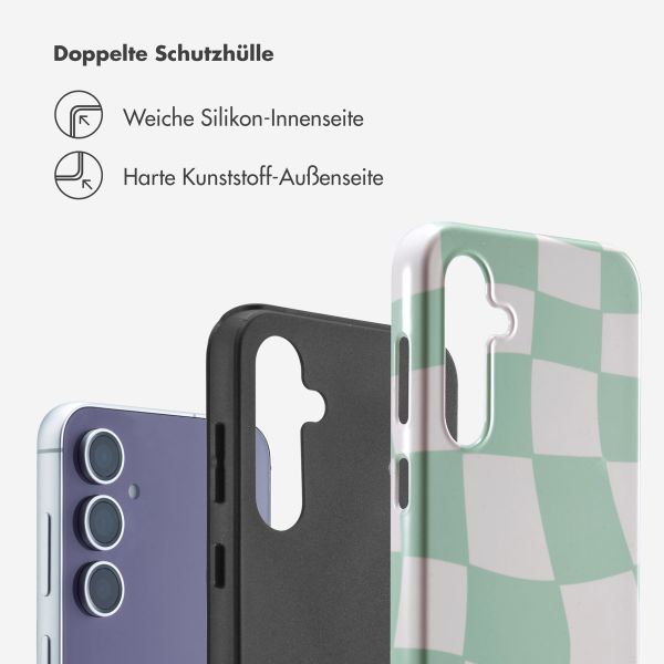 Selencia Vivid Back Cover Samsung Galaxy S23 FE - Groovy Sage Green