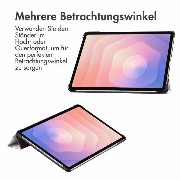 imoshion Design Trifold Klaphülle Samsung Galaxy Tab S11 - Flowers Distance