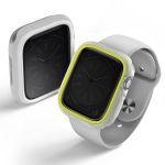 Uniq Moduo Apple Watch Hülle mit austauschbarem Rahmen für die Apple Watch 4-9 / SE - 44/45 mm - Frost (Lime/White)