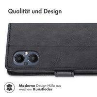 imoshion Luxuriöse Klapphülle für das für das Oppo Reno8 Lite - Schwarz