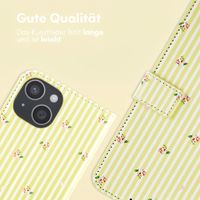 imoshion Design Klapphülle Apple iPhone 13 - Garden Stripes