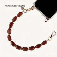 Selencia Satin Crush Handgelenkschlaufe - Brown