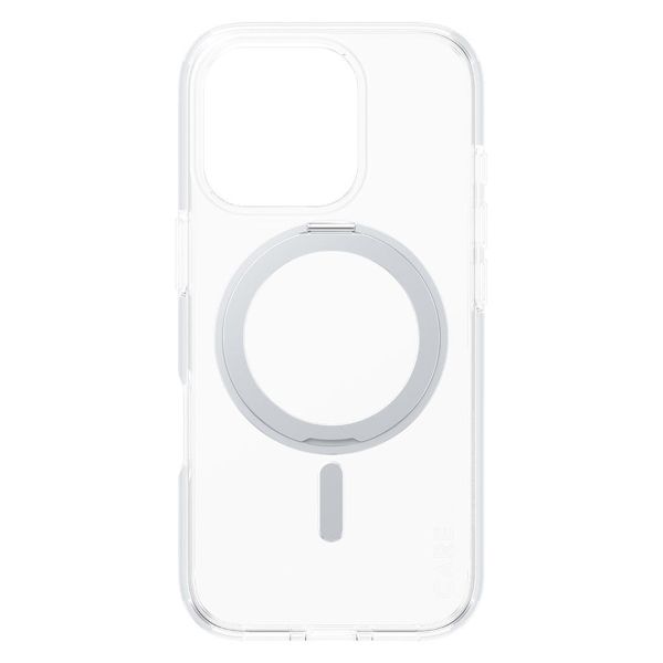 CARE by PanzerGlass Kickstand Case MagSafe für das iPhone 16 Pro - Silber