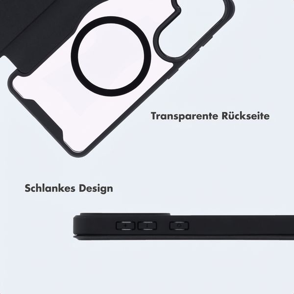 imoshion Transparente Bookcase mit MagSafe Samsung Galaxy A57 (5G) - Schwarz