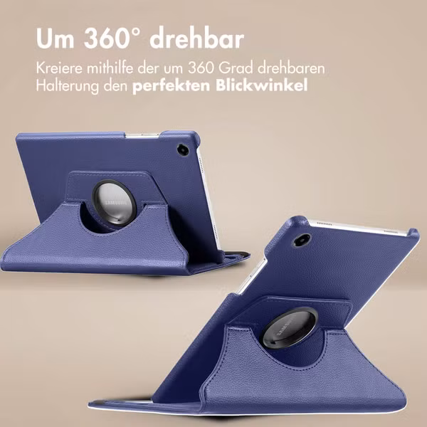 imoshion 360° drehbare Klapphülle Samsung Galaxy Tab A11 - Dunkelblau