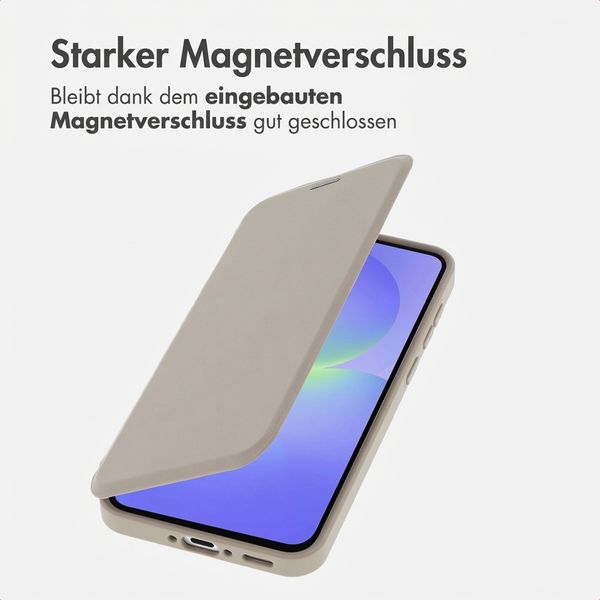 imoshion Transparente Bookcase mit MagSafe Samsung Galaxy A37 (5G) - Beige